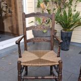 Paire de fauteuil campagnard