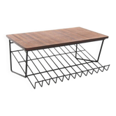 Scandinavian teak wall shelf, Sweden 1960s