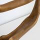 Brutalist fruit cup olive wood