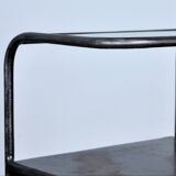 2 iron bedside tables, 1950s