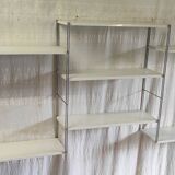 String-style metal wall shelf - 1960s