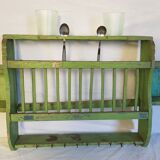Old wall shelf - Burmese teak rack - 62.5 x 11.5 x 40 cm