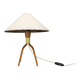 1960s Wooden Table Lamp, Czechoslovakia