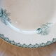 Saint Amand earthenware dish decorated with flowers