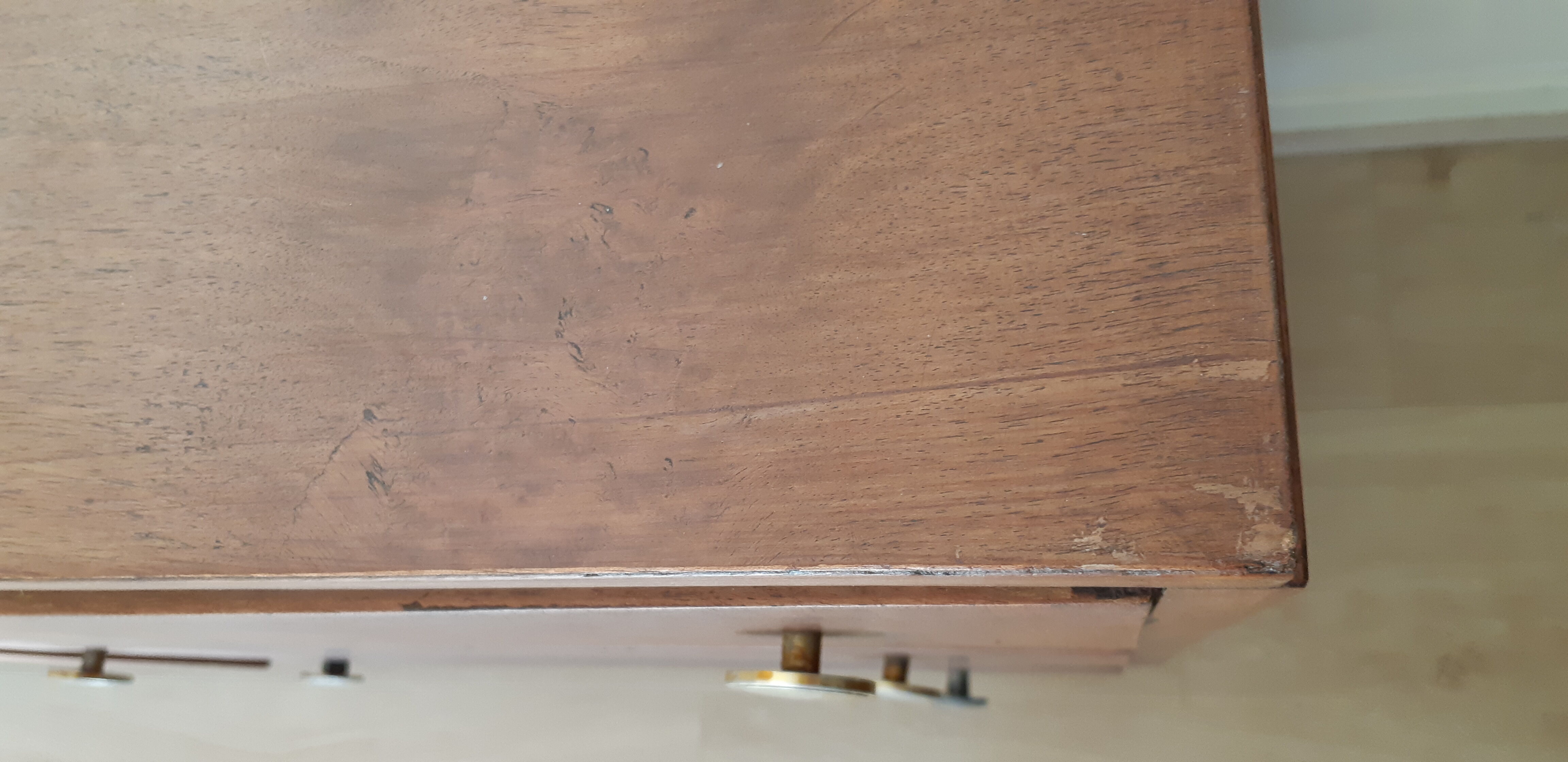 Vintage asymmetrical chest