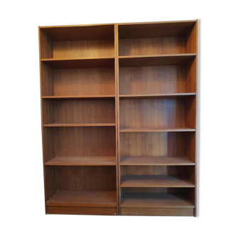 Teak Scandinavian vintage bookcases, 1970's