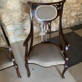 Bench and its two chairs