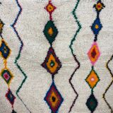 Handmade Moroccan Berber carpet 244 X 146 CM