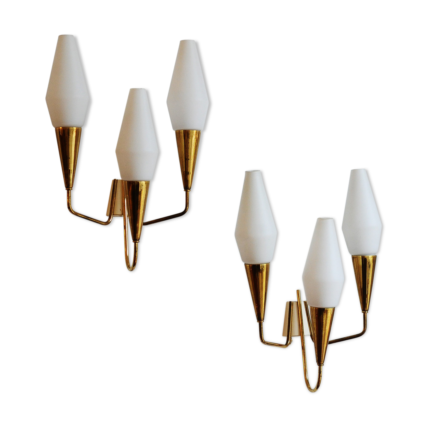 Pair of sconces, 1950s