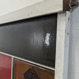 Panels made of thick colored glass slabs from Saint Gobain