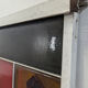 Panels made of thick colored glass slabs from Saint Gobain