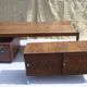 Ensemble de mobilier de bureau palissandre