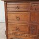 Louis XVI style oak chest of drawers