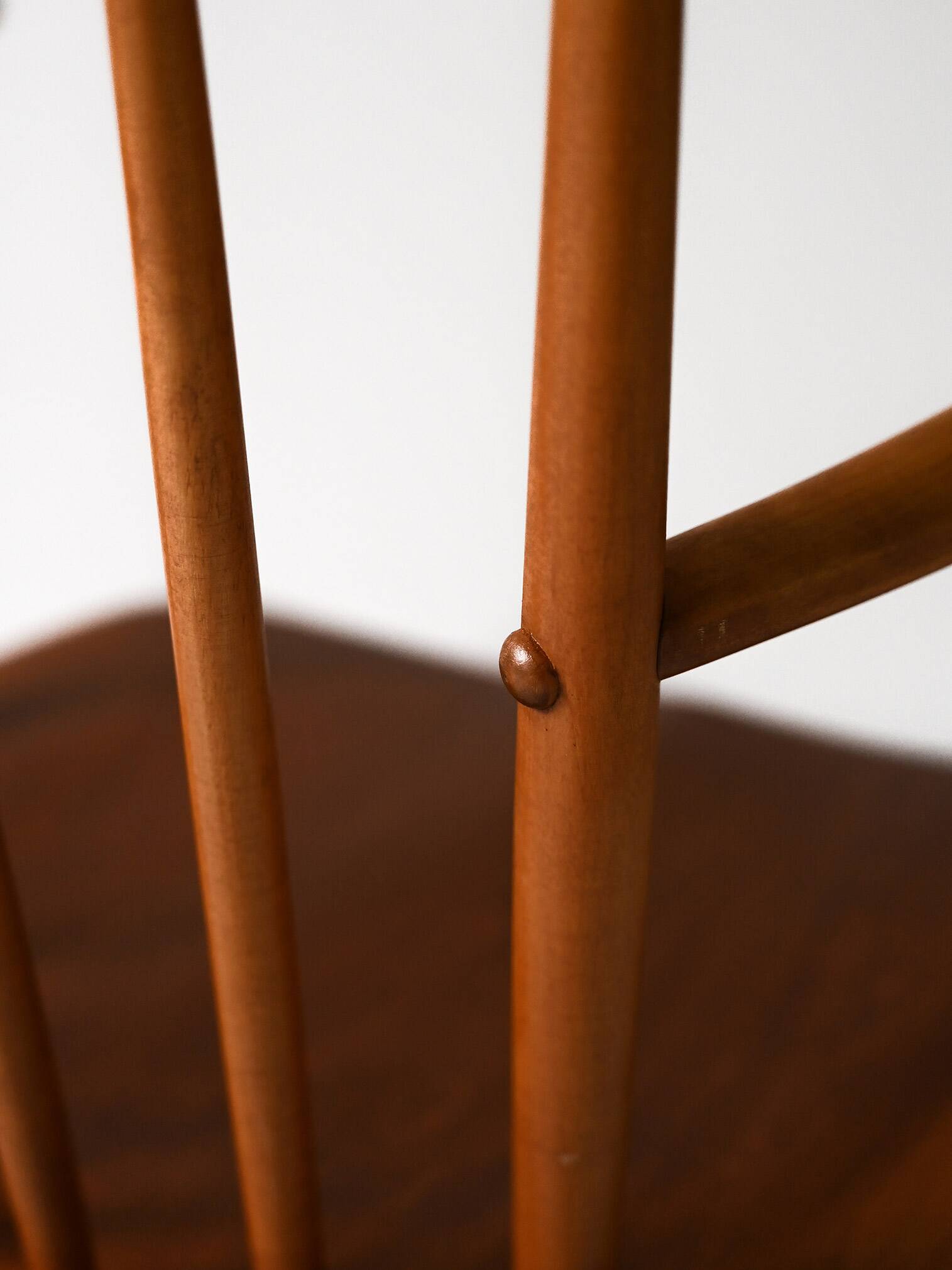 Scandinavian rocking chair 1950s/60s in beech and teak