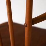 Scandinavian rocking chair 1950s/60s in beech and teak