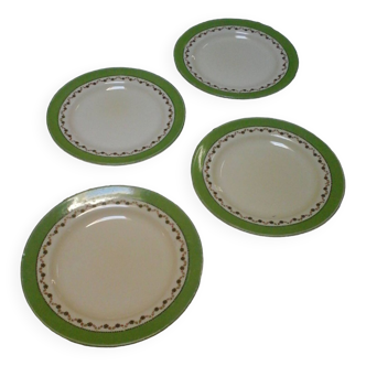 4 Mintons dessert plates