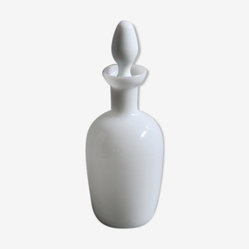 White opaline flask