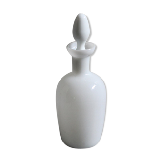 White opaline flask