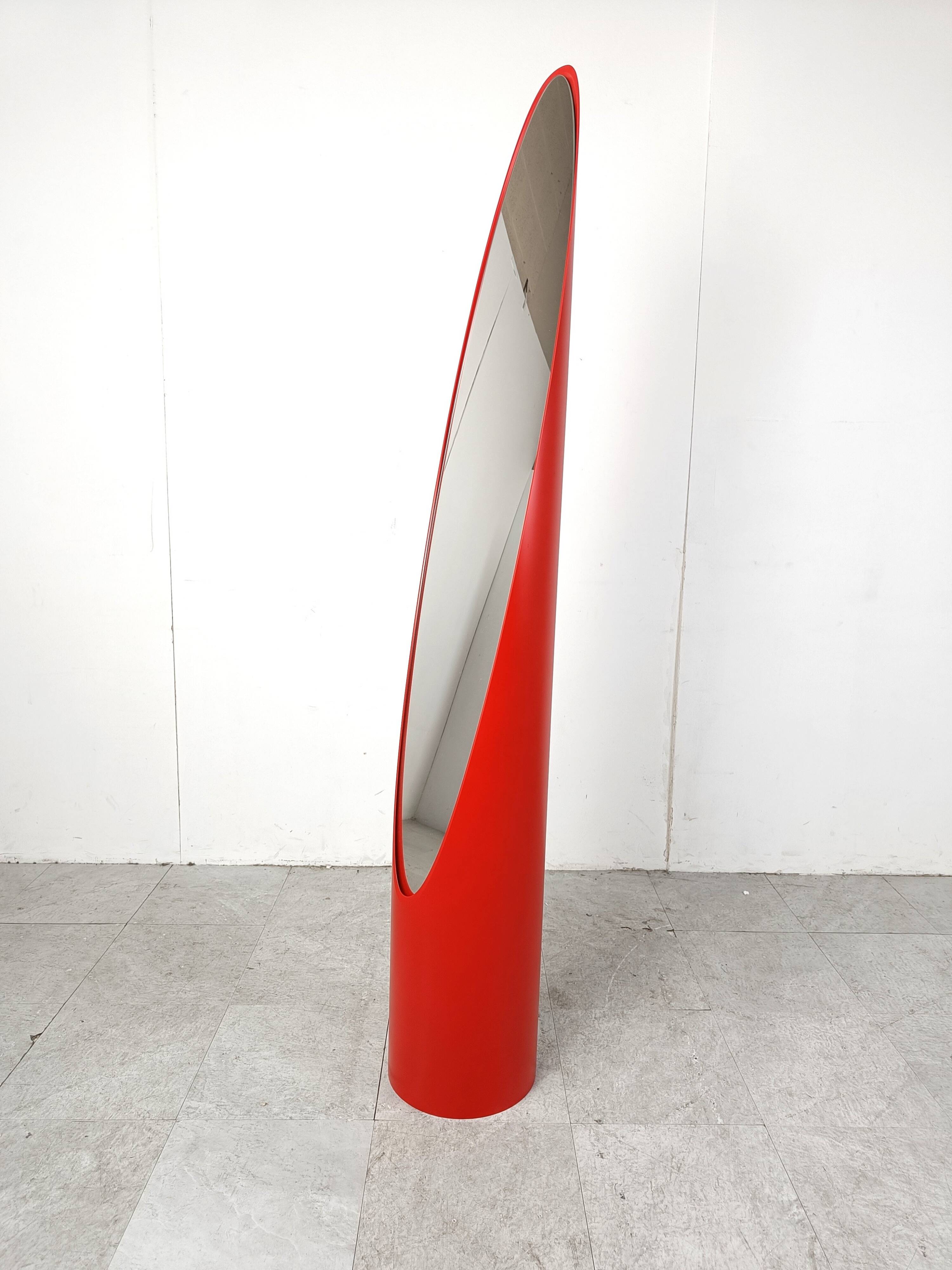 Unghia Mirror by Rodolfo Bonetto, Italy 1970s