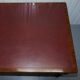 Rare double-sided desk in hardwood by Holland and Sons, Victorian era.
