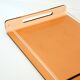 Large plexiglass serving tray, vintage 1970s design