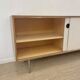 Kurt Thut vintage enfilade in 2 parts, walnut and metal from the 1950s.