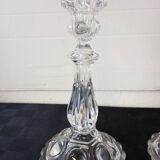 Pair of baccarat candlesticks