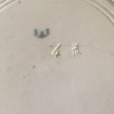 2 semi-deep plates in Onnaing earthenware, “Liseron” model