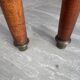 Set of four antique Louis XVI style chairs, wood and cane