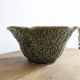 Saladier vintage chou vert en barbotine