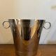 chrome metal champagne bucket 1950