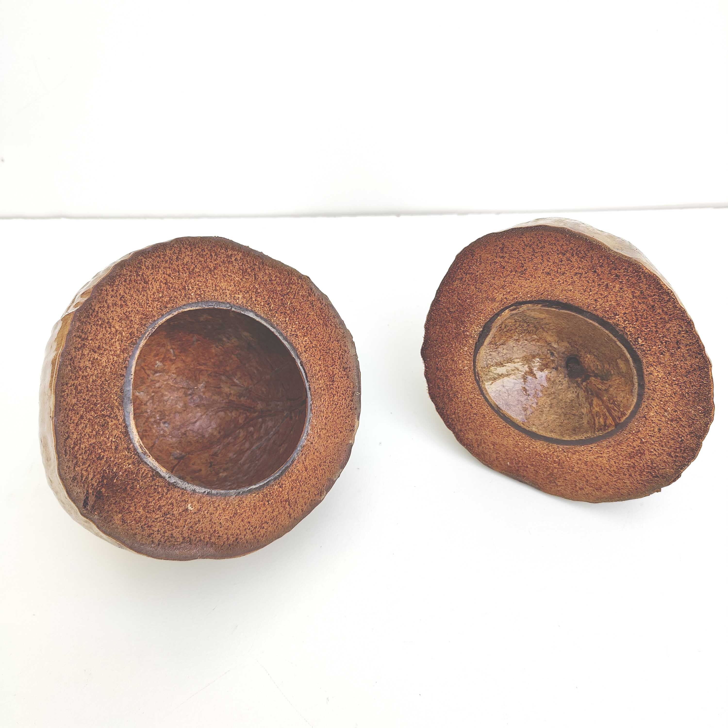 Vintage coconut ice bucket