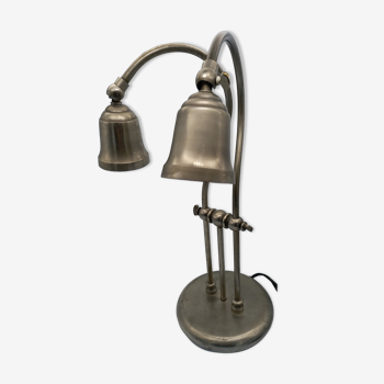 Industrial style lamp, double e-reader, articulated