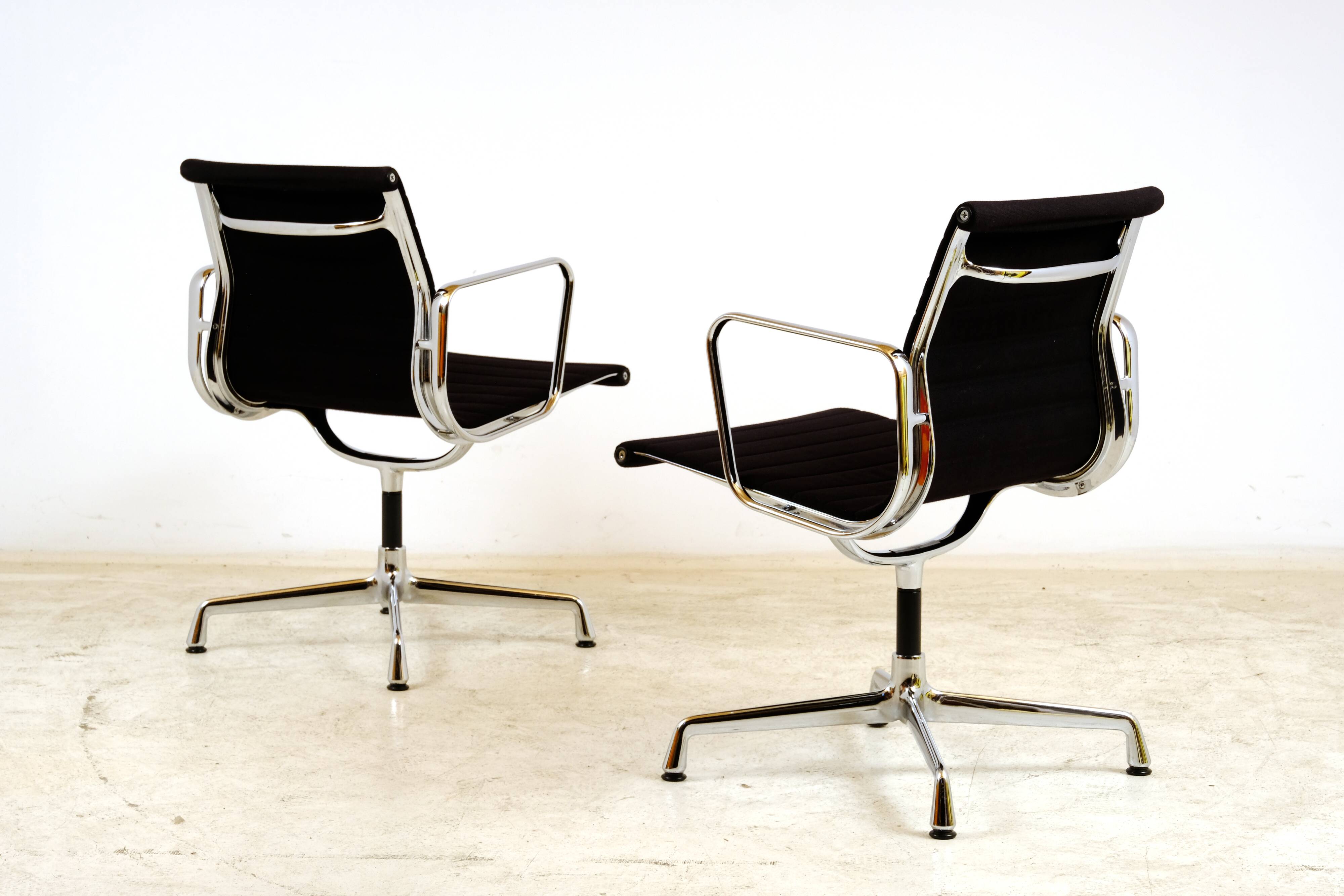 Pair of EA108 Eames armchairs for Vitra