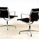 Pair of EA108 Eames armchairs for Vitra
