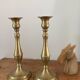 Pair of vintage brass candlesticks