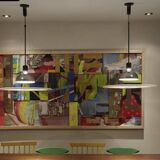 Flos FRISBI pendant lamp Achille Castiglioni