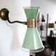 Diabolo glass wall lamp 1950