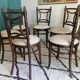 Set of 6 Fischel bistro chairs, early 1900s