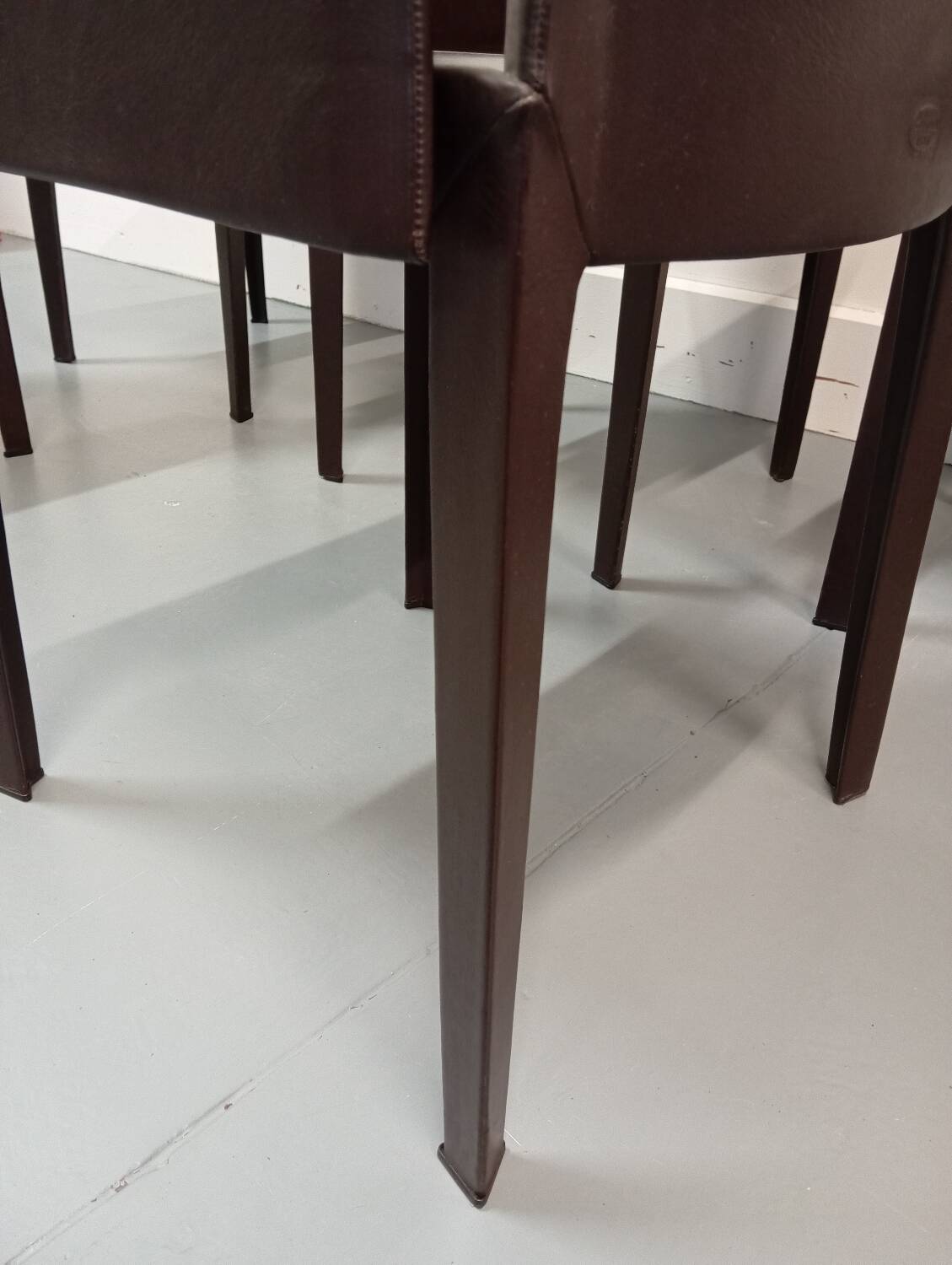 Lola leather chair/armchair designed by Poltrona Frau