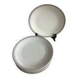 Lot 6 assiettes porcelaine Ch. Ahrenfeldt