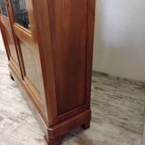 Louis Philippe bookcase in walnut