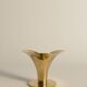 Art Deco Brass Calla Lily Candle Holder by Carl-Einar Borgström for Ystad-Metall