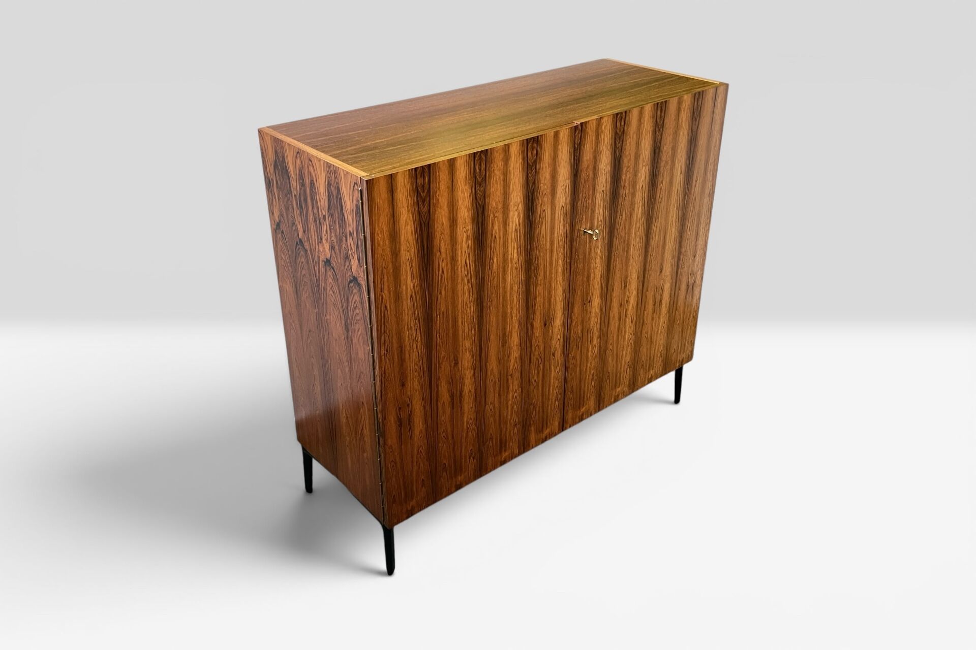 Mid Century Sekretär Magic Box Home Office aus edlem Palisanderholz