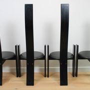 Set of 4 dining chairs model 'Golem' designed by Vico Magistretti for Poggi
