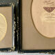 Pair of English Antique Metal Picture Frames in 2 different sizes