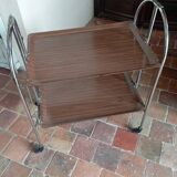 Vintage folding serving trolley