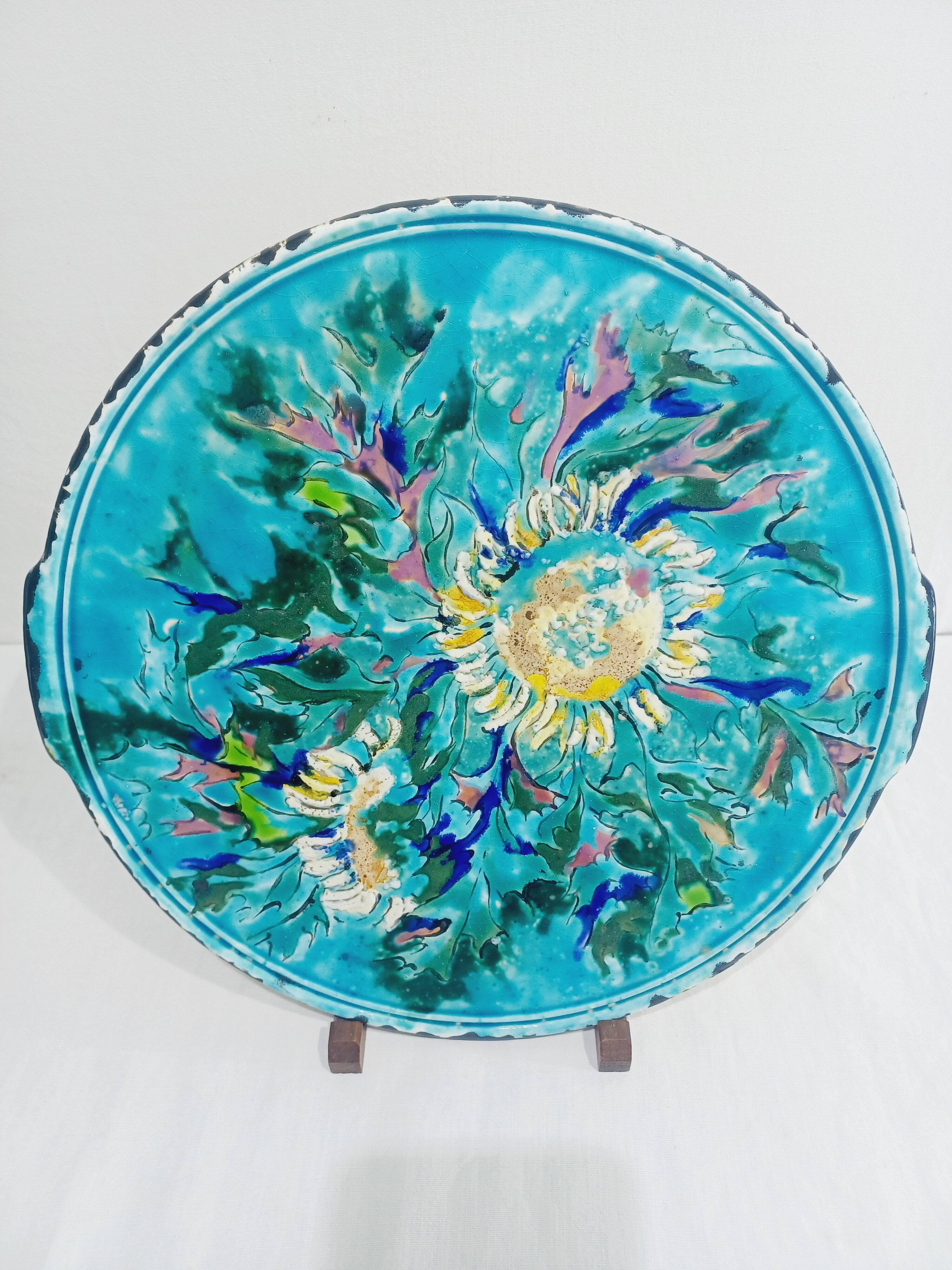 M. Saturnino – Round ceramic dish