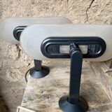 Pair of modernist wall lights signed Arteluce circa 1980