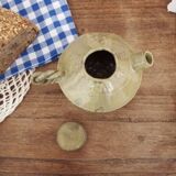 Olive green teapot